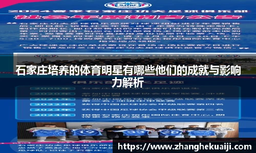 石家庄培养的体育明星有哪些他们的成就与影响力解析